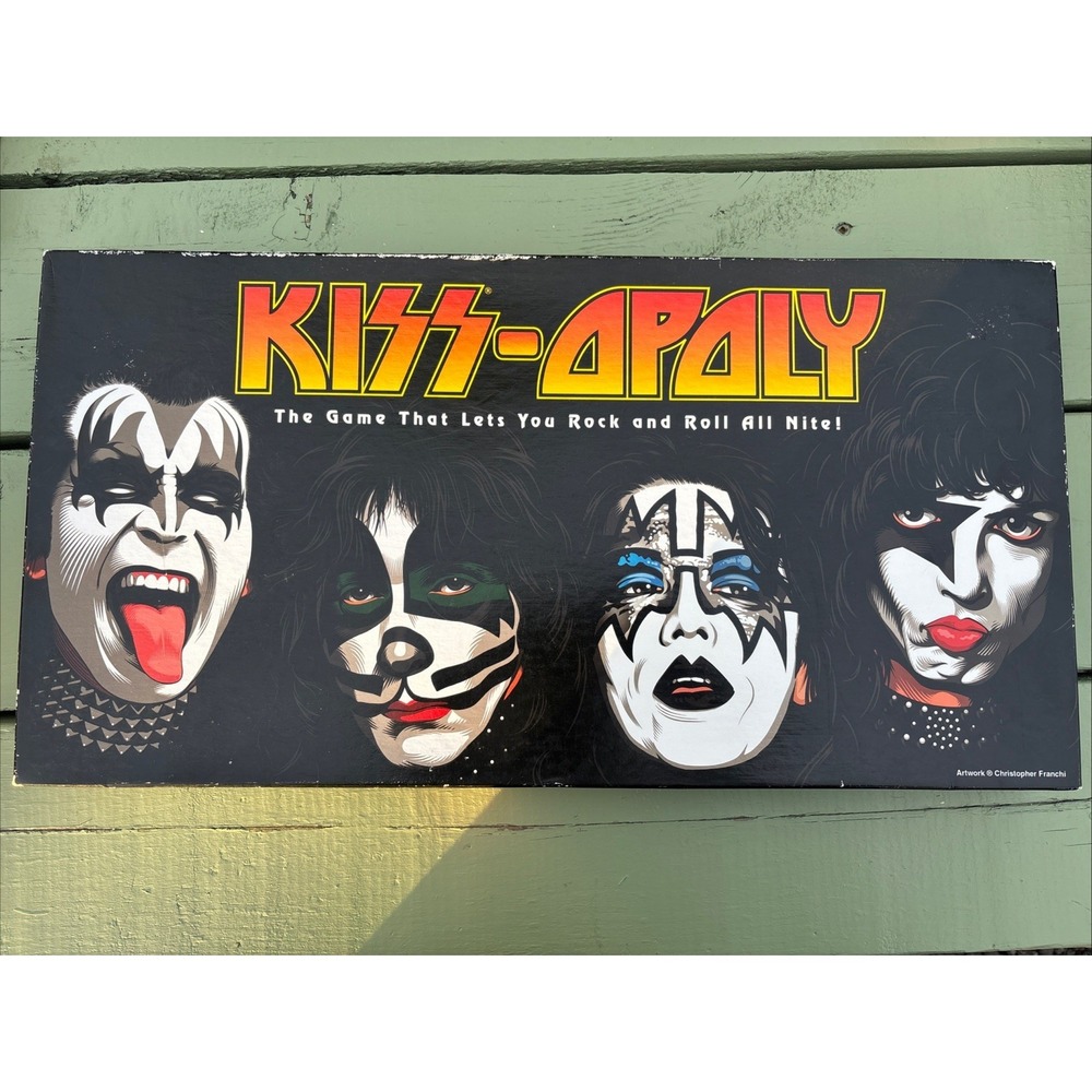 Kissopoly Board Game Kiss Monopoly (Late for the Sky, 2003) Complete